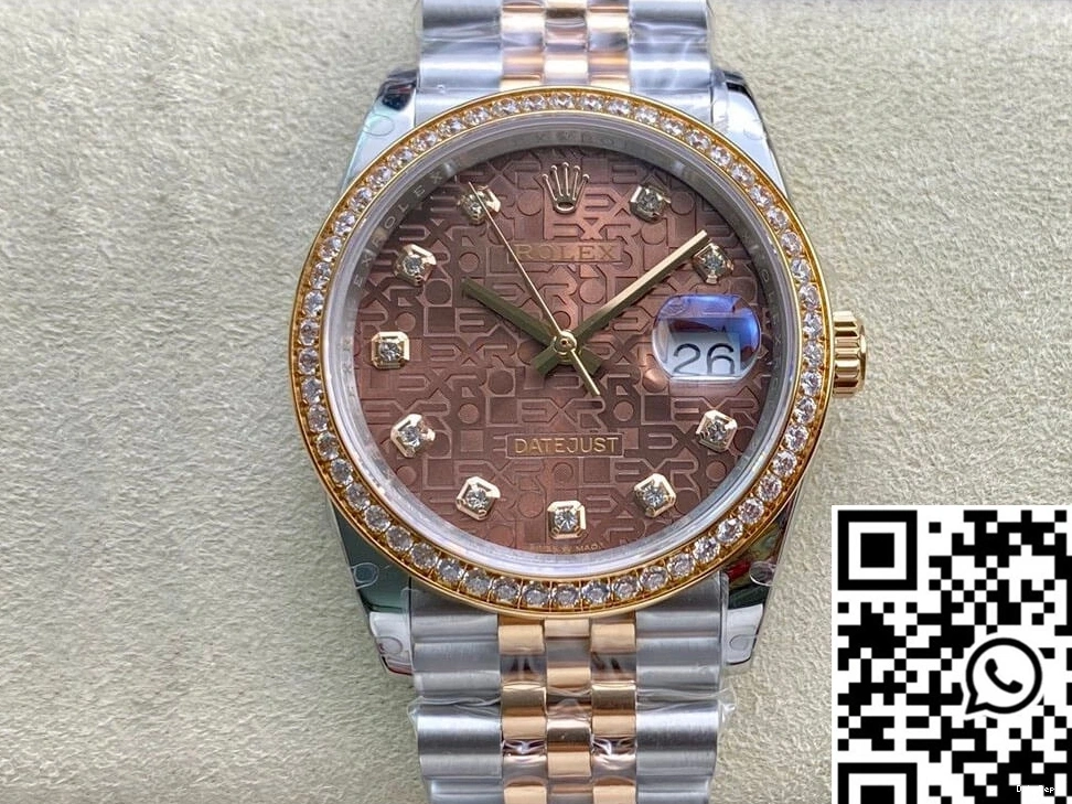Gold BP Rolex Datejust Factory M126281RBR-0013 Rose 0706